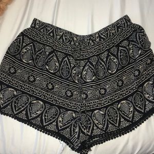 Hollister printed/tribal shorts